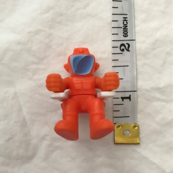 Astronaut Orange Suit Blue White Figure Collectible - Picture 2 of 5